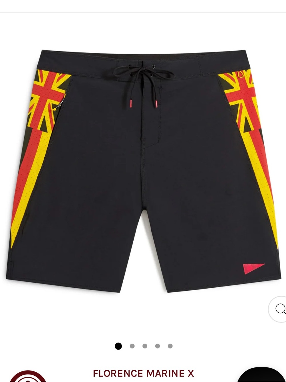 FLORENCE MARINE X CORDURA AIRTEX PRO HAWAII BOARDSHORT - BLACK (BMT)